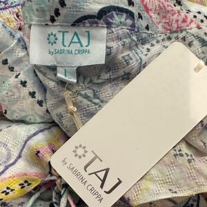 TAJ by Sabrina Crippa Multicolor Patterned Fabric